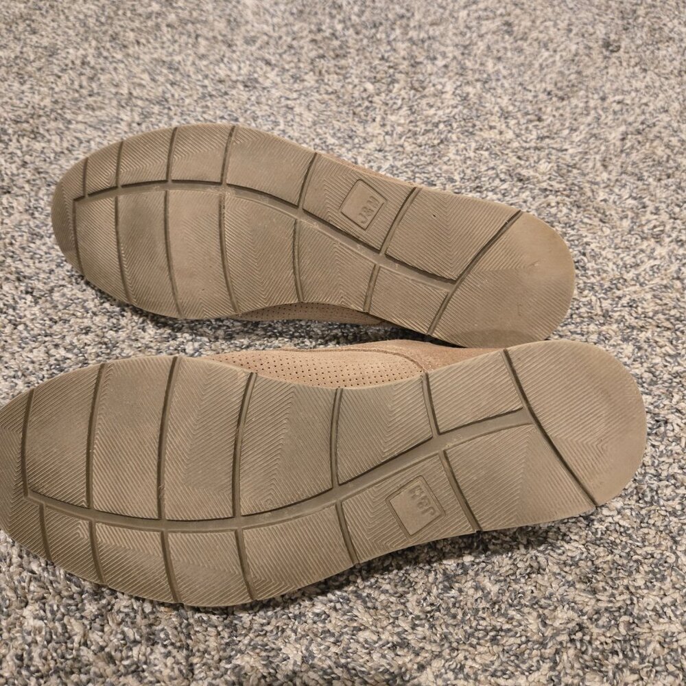 Johnston & Murphy Perforated Tan Nubuck Lace Shoes 11M - Picture 7 of 7
